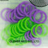 Clover Soft Stitch Ring Markers, Multicoloured, 5" Height, 2.6" Length, 0.2" Width...