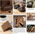 Genuine Leather Tooling Sheets 1.8-2.0MM Thick Genuine Top Full Grain Oil Tan Crazy Horse Cowhide Leather Sheets for Crafts Tooling Sewing Wallet ...