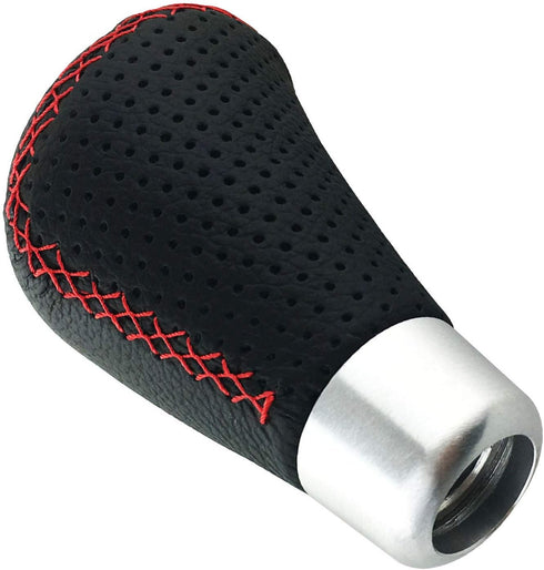 Abfer Shifter Knobs 5 Speed Manual Stick Shifting Handle Leather Gear Shift Knob for Car Motor Vehicles, Black...