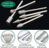 Stone Carving Set Diamond Burr Bits, 20PCS Polishing Kits Rotary Tools Accessories with 1/8’ Shank For Carving, Engraving, Grinding, Polishing Sto...