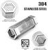 BEWAVE Pellet Smoker Tube for All Grill Electric Gas Charcoal or Smokers Hot/Cold Smoking, 6 Inch...