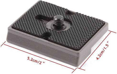 FocusFoto Camera Tripod Quick Release Plate 1/4"-20 Screw Mounting for Manfrotto QR 200PL-14 323 RC2 Compatible...