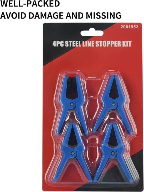 MuHize Fluid Line Stoppers - Upgraded Auto Fluid Stop Clamp Set(2024 New), Banjo Stopper, Universal Master Line Stopper Set for Brake Line, Fuel R...