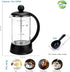Easyworkz Eclipse French Press 12 oz Coffee Tea Maker with Borosilicate Glass...