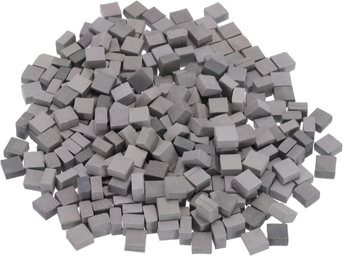 MECCANIXITY Miniature Bricks Clay Mini Wall Brick Model Brick Building Set for Model Building Dolls Pet Houses Garden Black Pack of 300,Scale 1/16...