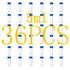 36PCS Cryo Tubes 5ml, Plastic Small vials with Screw caps Sample Tubes,PP Material ?with Silica Gel Gasket?Free from DNase, RNase, Human DNA...