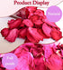100 Grams Natural Real Red Rose Flower Petals Dried Rose Petals Real Flower Dry Red Rose Petal for Foot Bath Body Bath SPA Wedding Confetti Decora...