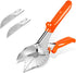 Miter Shears,Angular Cutting Molding with Miter Gauge,Multifunctional Molding Cutter Easy Cutting 45-180 Degree Angles,for PVC trunking,Bamboo Pop...
