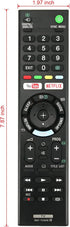 RMT-TX300E Replaced Remote fit for Sony TV KD-55X7000F KD-43X7000F KD-49X7000F KDL-43W660F KD-65X7000F KD-43X7000E KD-49X7000E KD-55X7000E KD-65X7...