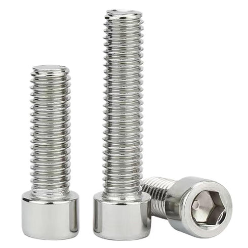 M4-0.7 x 40mm Stainless Steel 201,GB/T 70,Metric Socket Head Cap Bolts Screws, Allen Socket Drive,Hex Socket Cap Screw,Machine Full Thread for Bik...
