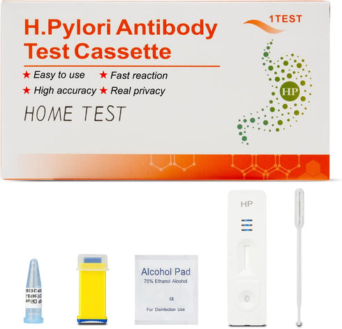 Helicobacter Pylori Test Kits, H. Pylori?h. Pylori Stool (Antibody)10-15 Minutes of Quick Home Testing, The Result is Highly Accurate, Easy to Rea...