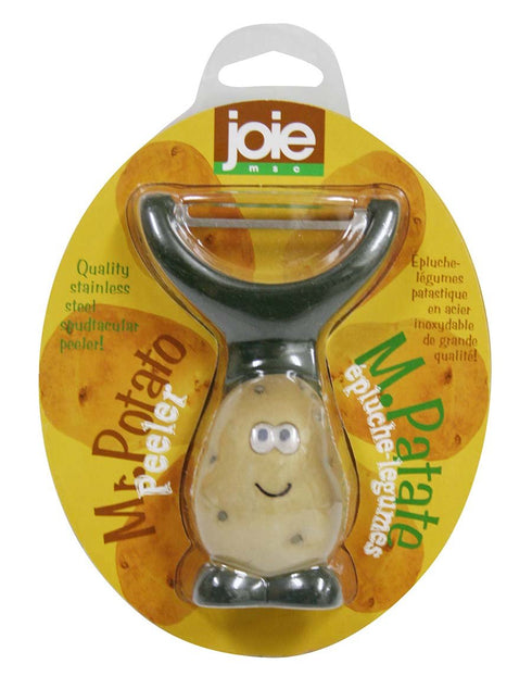 Joie Mr Potato Y-Shaped Peeler, Cute Kitchen Gadget for Vegetables and Fruit, Create Long Wide Veggie Pasta Strands, Stainless Steel Blade...