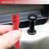 4Pcs Car Door Lock Knobs, Automotive Inner Door Pull Pins Decor, Aluminum Alloy Inner Door Lock Pull Pins, Suitable for Most Cars SUVs Accessory (...