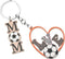 Basketball Softball Baseball Soccer Rugbyball Volleyball Mom Keychain from Daughter Son to Mother Birthday Gifts for Mama...
