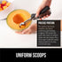 GORILLA GRIP Stainless Steel Cookie Scoop for Baking, 2 TBSP, Multipurpose Melon Baller, Meatball Spring Scoops, Perfect Portion Sizes, Easy Food ...
