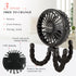 Keweis Stroller Fan Mini Handheld Octopus Fan Baby Fan with Flexible Tripod Wrapped on Stroller, Car Seat, Student Bed, Bike USB Rechargeable Fan,...