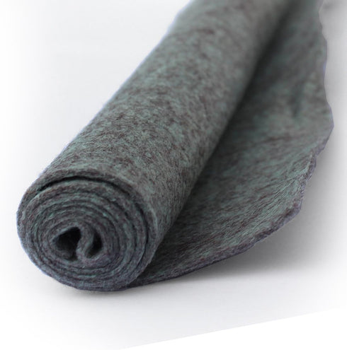 Forbidden Forest - Variegated Green-Brown - Wool Felt Giant Sheet - 35% Wool Blend - 1 36x36 inch XXL Sheet...
