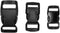 Paracord Planet Black Contoured Side Release Buckles - 3/8 Inch, 1/2 Inch, and 5/8 Inch - 60 Pack (20 Each)...