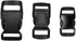 Paracord Planet Black Contoured Side Release Buckles - 3/8 Inch, 1/2 Inch, and 5/8 Inch - 60 Pack (20 Each)...