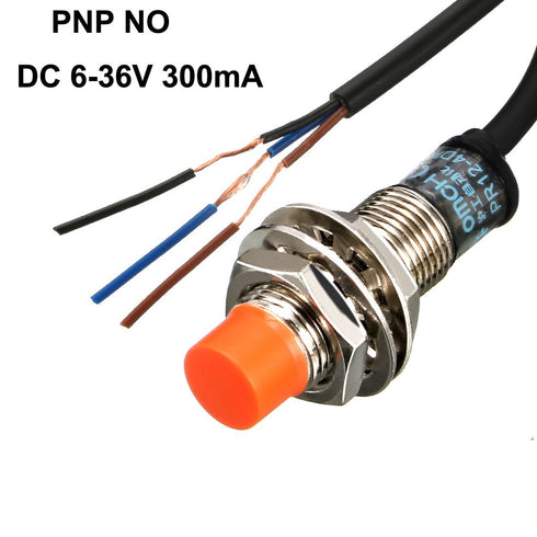 uxcell 4mm Inductive Proximity Sensor Switch Detector PNP NO DC 6-36V 200mA 3-Wire PR12-4DP for 3D Printer Probe Bed Leveling,MCU Board...
