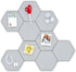 15 Pack 7" x 8" x 3/8" New Version Durable Rubber Hexagon Bulletin Board Tiles Versatile Peel Stick Self Adhesive Foam Pin Board, Acoustic Dampeni...