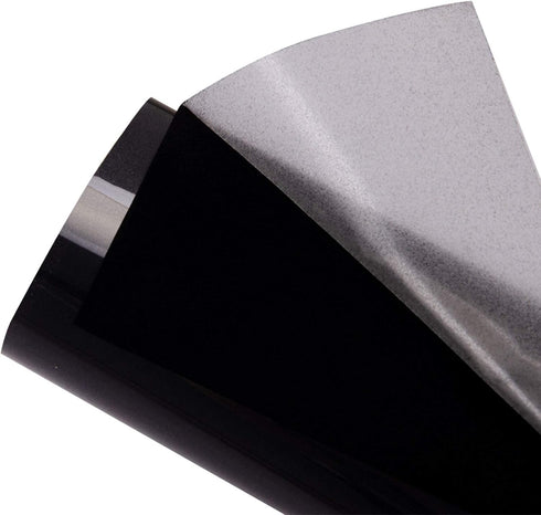 HOHOFILM Black Flock Heat Transfer Vinyl Flocked HTV Vinyl Sheets 20"x12"Iron on for Tshirt Garment...
