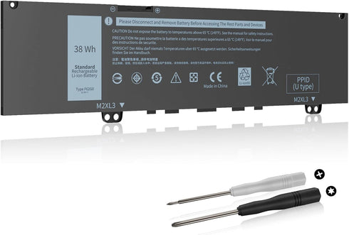 F62G0 Battery for Dell Inspiron 7373 Inspiron 13 7000 Battery 2 in 1 Fit for Inspiron 13 7373 7386 7370 7380 5370 Vostro 13 5370 P83G P87G - [ROJC...