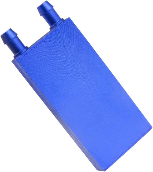 Aluminum Water Cooling Block for CPU Graphics Radiator Heatsink 40x 80mm Blue...