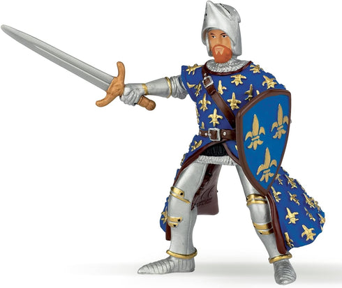 Papo -Hand-Painted - Figurine -Medieval-Fantasy -Blue Prince Philip -39253 - Collectible - for Children - Suitable for Boys and Girls - from 3 Yea...