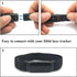 Hook and Loop Ankle Strap for Compatible with Fitbit Luxe Fitness Tracker, Sport Ankle Strap for Men and Women (Black)...