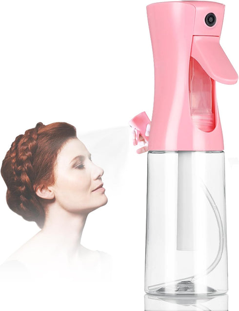 Refillable Spray Container, Spray Bottle, Fine Mist Spray Bottle for Hair, Ultra-Fine Continuous Spray Bottle for Skincare, Plant Care, Pet Groomi...
