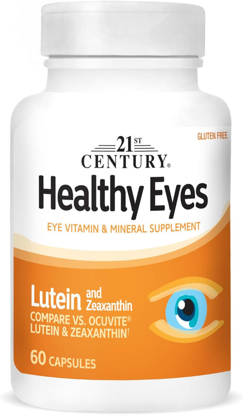 21st Century Healthy Eyes Lutein and Zeaxanthin Capsules, 60 Count (27454)...