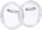Aboat 25 Sets Design a Button Clear Acrylic Button Badges Kit with Pins for DIY Crafts and Craft Activities (2.36 Inch)...