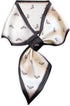 Skinny Silk Scarf Women Easy Pull-Through Narrow Long Neckerchief French Retro Style Satin Hairband Headdress Ribbon...