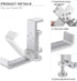 all aluminum foldable headphone holder for desk, headphone hook for desk,backpack hook for desk,space save universal headphone stand for gaming PC...