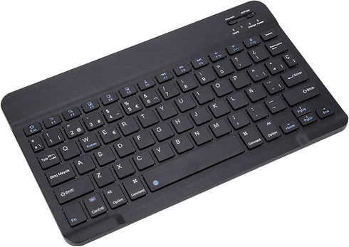 Mini Keyboard, Spanish Keyboard 78 Keys, Multifunctional Keyboard Touchpad Keyboard Storage & Presentation Materials...