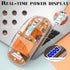 Transparent Wireless Mouse BT5.1/2.4G Bluetooth Mouse Rechargeable Mute Mouse for Mac,iPad,MacBook,Laptop,PC(Orange)...