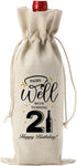 21st Birthday Gifts for Her Wine Bag, 21st Birthday Decorations for Her Women, Funny 21st Birthday Wine Bag, Twenty-one Year Old Birthday Wine Gif...