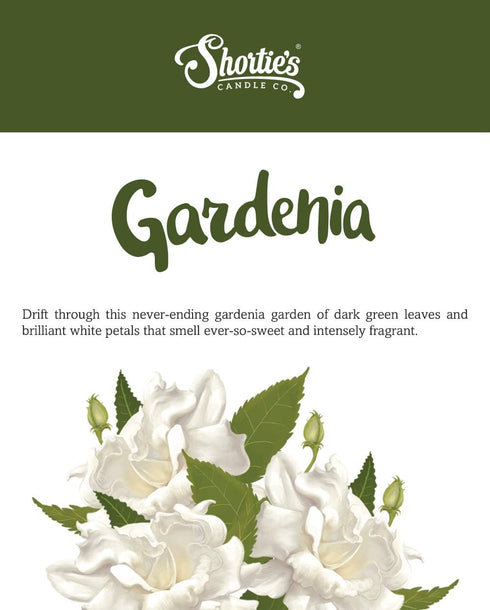 Shortie's Candle Company Pure Gardenia Wax Melts Multi Pack - Formula 117-2 Highly Scented 3 Oz. Bars - Made with Essential & Natural Oils - Flowe...