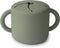 mushie Silicone Snack Cup | Spill Proof Food Container for Toddler and Baby (Dried Thyme)...