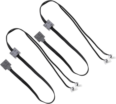 The Lord of the Tools 2PCS LED Light Link Line Cable Technic Power Function Compatible with Lego 8870 Train Vehicle Bricks Building Blocks Toy 50c...