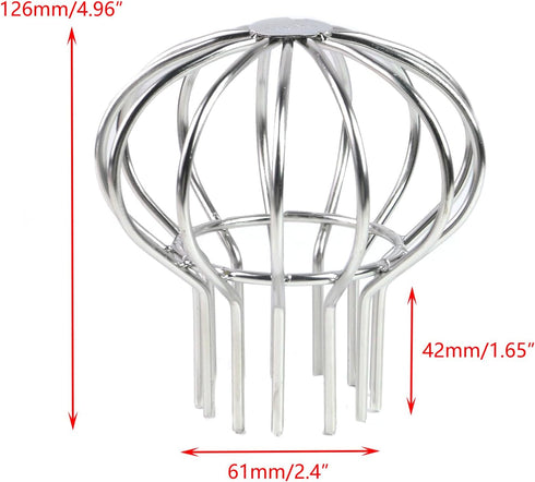 Gutter Guard Strainer Gutter Downspout Guard Gutter Guard for bathrooms, rooftops, balconies, street drains 2.4"×4.96" Gutter Cover...