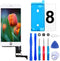 Brinonac Screen Replacement for iPhone 8/SE 2020 4.7 inch LCD Digitizer Touch Screen LCD Replacement Screen Frame Assembly Full Set with Tools and...