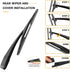 AUTOBOO Replacement for Hyundai Tucson 2010-2015 Rear Windshield Wiper Arm Blade Set -OE 988503W000, 98811-1H000...