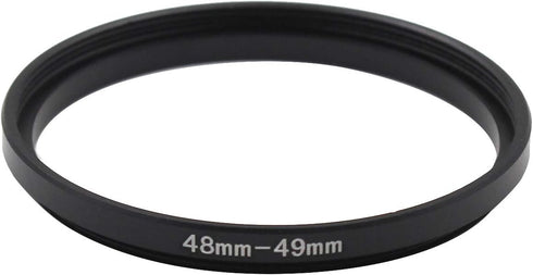 Step Up Rings Adapter 48mm to 49mm Step-Up Lens Adapter Ring For Filters...