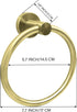 Gold Towel Ring?Hand Towel Holder for Bathroom Wall Mounted?Bathroom Towel Holder,Bathroom Towel-Racks,Bathroom Hardware Simple Round Towel Hanger...