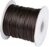 Cheriswelry 85 Yards 1mm Korean Waxed Polyester Cord Coconut Brown Beading String Threads Knotting Braiding Round Cord Ropes Crafting Cord Wire fo...
