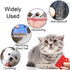 6 Pcs Pet Flea Combs, Dog Cat Combs, Hair Removal Massaging Shell Combs, Pet Combs for Removal Dandruff, Hair Stain(Random Colour)...