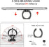 Cavdycidy Metal Butterfly Ring Holder for Cell Phone,Finger Ring Stability Holder Back Stand Car Mount Hook Kickstand Compatible with All Smartpho...