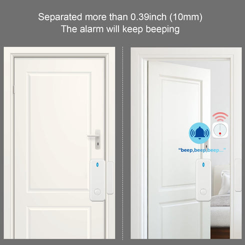 Entry Sensor - Window and Door Protection - Compatible with YISEELE Security System...